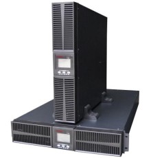 Онлайн ИБП ДКС серии Small Rackmount, 3000 ВА/2700 Вт, 1/1, 8xIEC C13, EPO, USB, RS-232, RJ45, Rack 2U, 6x9Ач