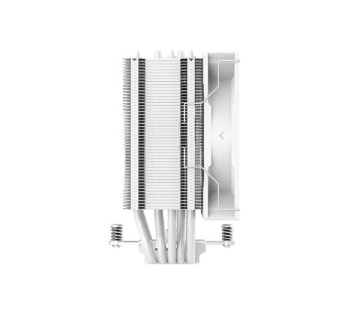 Кулер для процессора DEEPCOOL AG500 WH ARGB LGA1700/1200/115X/AM5/AM4 (12шт/кор, TDP 240W, PWM, ARGB Fan 120mm, 5 тепл. Трубок, Copper Base, белый) RET