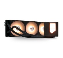 Водяное охлаждение для процессора/ Water Cooling System HSPD W1360 ARGB BLACK (300, 360mm, Black, ARGB/ Fans: 3x120mm, 71CFM, 27dBA, 1800RPM/ Pump height 62mm, 30dBA, 2500RPM, Rad thickness 27mm/ S: 1851, 1700, 1200, 20XX, 115X, AM5, AM4)