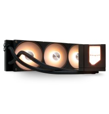 Водяное охлаждение для процессора/ Water Cooling System HSPD W1360 ARGB BLACK (300, 360mm, Black, ARGB/ Fans: 3x120mm, 71CFM, 27dBA, 1800RPM/ Pump height 62mm, 30dBA, 2500RPM, Rad thickness 27mm/ S: 1851, 1700, 1200, 20XX, 115X, AM5, AM4)