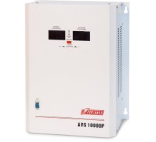 Стабилизатор POWERMAN AVS 10000P, ступенчатый регулятор, цифровые индикаторы уровней напряжения, 10000ВА, 110-260В, максимальный входной ток 63А, клеммная колодка, IP-20, навесной,  380мм х 310мм х 160мм, 16 кг./ Stabilizer POWERMAN AVS 10000P, step-type