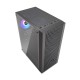 Корпус без блока питания/ Case PCCooler MA100 MESH BK, Midi-Tower, TG, Mesh, 3x120mm ARGB, 1xUSB-A 3.0 + 2xUSB-A 2.0, ATX, mATX, mITX Black