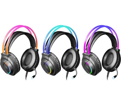 Defender Игровая гарнитура Flame черный, RGB, провод 2 м