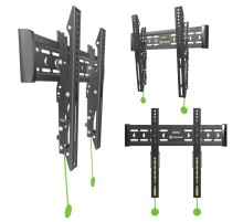ONKRON кронштейн для телевизора 32"-70" наклонный, чёрный TM5 (Мятая упаковка)