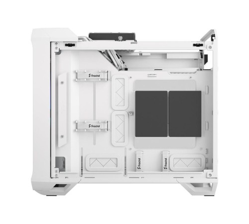 Корпус ПК без блока питания/ Case Fractal Design Torrent Nano RGB TG Clear Tint, Mini-Tower, 1x180mm RGB, 2xUSB-A 3.2 + 1xUSB 3.2 Type-C mITX, mDTX White
