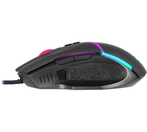 Defender Проводная игровая мышь Warfame GM-880L RGB,8кнопок,12800dpi