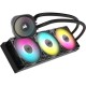 Система жидкостного охлаждения/ Water Cooling System Corsair NAUTILUS 360 ARGB (360mm, Black, ARGB/ Fans: 3x120mm, 72.8CFM, 36dBA, 1700RPM/ S: 1851, 1700, AM5, AM4)
