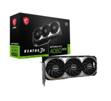 Видеокарта/ VGA MSI NVIDIA GeForce RTX 4080 SUPER 16G VENTUS 3X OC 16GB, GDDR6X/256-bit, PCIe 4.0, 2xHDMI 2.1, 2xDP, 3.1-slot