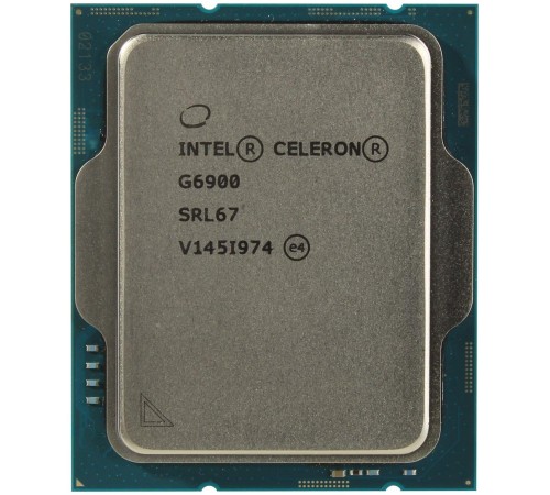 Процессор/ APU LGA1700 Intel Celeron G6900 (Alder Lake, 2C/2T, 3.4GHz, 4MB, 46W, UHD Graphics 710) OEM