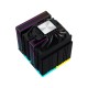 Кулер для процессора ID-COOLING FROZN A620 ARGB LGA1700/1200/115X/AM5/AM4 (6шт/кор, TDP 270W, PWM, черный, 6 тепл.трубок + медная база, DUAL ARGB FAN 120mm) RET