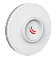 Точка доступа MikroTik Disc Lite5 ac with 21dBi 5GHz antenna, Dual Chain 802.11ac wireless, 716MHz CPU, 256MB RAM, 1 x Gigabit LAN, POE, PSU, pole mount, RouterOS L3