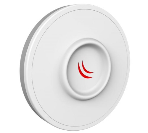 Точка доступа MikroTik Disc Lite5 ac with 21dBi 5GHz antenna, Dual Chain 802.11ac wireless, 716MHz CPU, 256MB RAM, 1 x Gigabit LAN, POE, PSU, pole mount, RouterOS L3