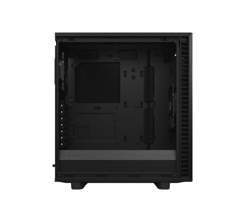 Корпус ПК без блока питания/ Case Fractal Design Define 7 Compact TG Light Tint, Midi-Tower, 1x120mm + 1x140mm, 2xUSB-A 2.0 + 2xUSB-A 3.2 + 1xUSB 3.2 Type-C ATX, mATX, mITX Black