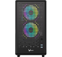 корпус Formula V Line Air Mesh G2 Black, MATX, USB3.0*2, FRONT 2x120mm FRGB, REAR 1x120mm FRGB