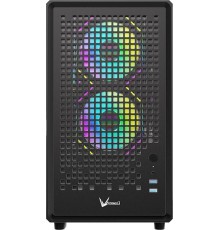 корпус Formula V Line Air Mesh G2 Black, MATX, USB3.0*2, FRONT 2x120mm FRGB, REAR 1x120mm FRGB