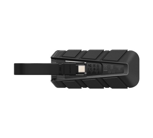 Твердотельный накопитель/ ADATA External SSD SC740, 500GB, Type-C, USB 3.2 Gen2, R/W 1050/1000 MB/s, 121.8x40.5x22.3mm, Blue (5 лет)