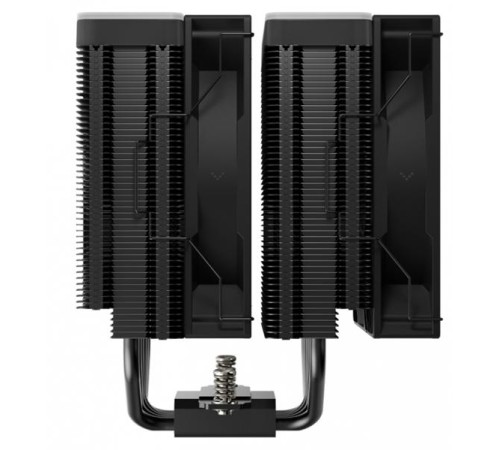 Кулер для процессора DEEPCOOL AG620 BK ARGB V2 LGA20XX/1700/1200/115X/AM5/AM4 (9шт/кор, TDP 260W, PWM, ARGB DUAL Fan 120mm, 6 тепл. трубок, черный) RET (R-AG620-BKAMMN-GJD)