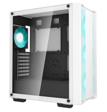 корпус Deepcool CC560 WH V2 без БП, боковое окно (закаленное стекло), 3x120мм LED вентилятор спереди и 1x120мм LED вентилятор сзади, белый, ATX (R-CC560-WHGAA4-G-2)