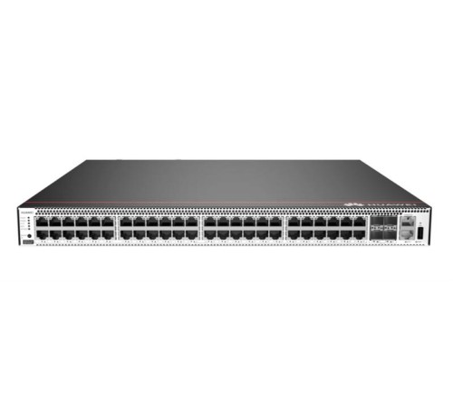 Коммутатор Huawei S5731-H48P4XC (48*10/100/1000BASE-T ports, 4*10GE SFP+ ports, 1*expansion slot, PoE+, 2*600W, Basic SW )