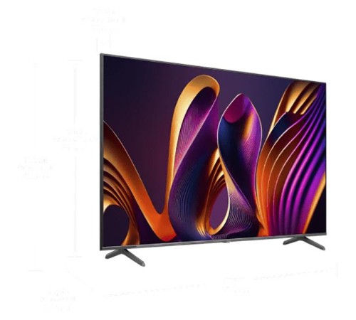 Телевизор ЖК 55'' Hisense/ 55", QLED, Ultra HD, 120 Hz /144 Hz(VRR), Smart TV (ОС VIDAA U7), Wi-Fi, DVB-T2/T/C/S2/S, FreeSync Premium, 2.1Ch 2х10W+20W, CI+(1.4), 4хHDMI, 2хUSB, Alexa Built-in, VIDAA Voice, Dark Grey 2024