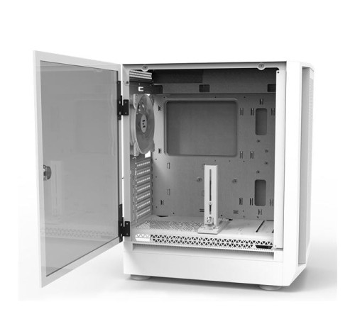 корпус ZALMAN i6, EATX, WHITE, FRONT MESH, WINDOW, 2x3.5", 3x2.5", 1xUSB2.0, 1xUSB3.0, 1xUSB Type C, FRONT 3x140mm RGB LED, REAR 1x140mm RGB LED (погнута планка на задней панели)