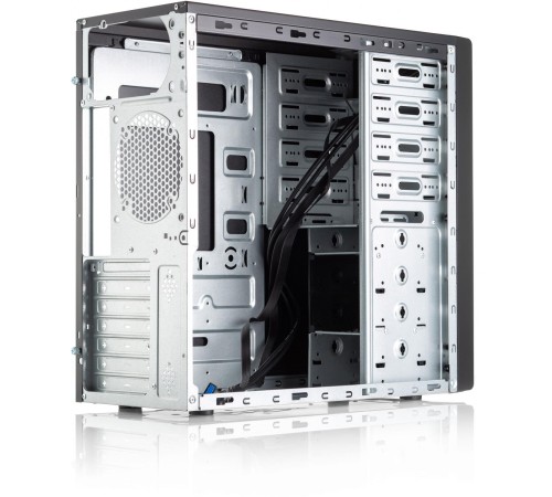 Корпус без блока питания/ Case Foxline FL-886 ATX case, black, w/o PSU, w/2xUSB3.0, w/o pwrcord, w/o FAN
