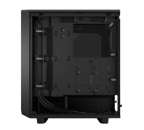 Корпус ПК без блока питания/ Case Fractal Design Meshify 2 Compact TG Dark Tint, Midi-Tower, 2x140mm + 1x120mm, 2xUSB-A 3.2 + 1xUSB 3.2 Type-C ATX, mATX, mITX Black