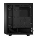 Корпус ПК без блока питания/ Case Fractal Design Meshify 2 Compact TG Dark Tint, Midi-Tower, 2x140mm + 1x120mm, 2xUSB-A 3.2 + 1xUSB 3.2 Type-C ATX, mATX, mITX Black
