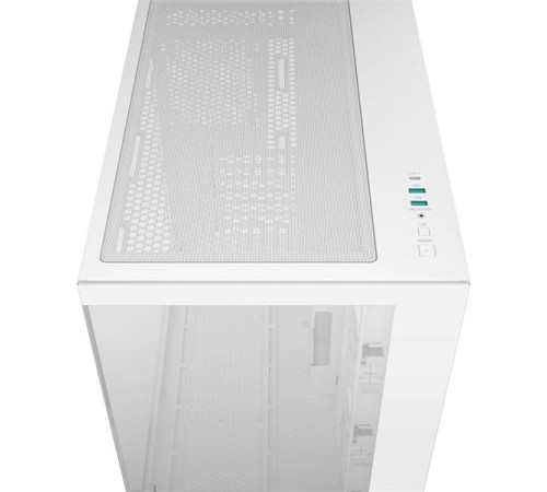 корпус Deepcool CG530 4F WH без БП, боковое окно (панорама), 3x120мм ARGB Reverse вентилятора на боковой стенке, 1x120мм ARGB вентилятор сзади, белый, ATX