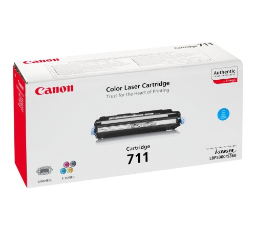 Тонер-картридж/ CARTRIDGE 711 CYAN/LBP5300 Тонер-картридж/ CARTRIDGE 711 CYAN/LBP5300