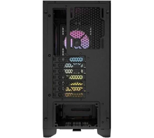 Корпус без блока питания/ Case Corsair 3000D RGB Airflow, Midi-Tower, TG, 3x120mm RGB, 2xUSB-A 3.2, E-ATX, ATX, mATX, mITX Black