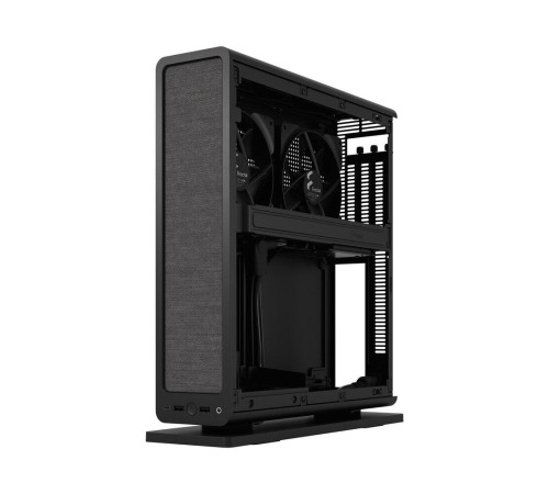 Корпус без блока питания/ Case Fractal Design Ridge, 2x140mm, 2xUSB-A 3.2 + 1xUSB 3.2 Type-C, SFX PSU Support, mITX Black