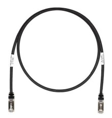 Патч-корд STP кат.6А 10Гбит 0,5м. черн./ Copper Patch Cord, Category 6A, Black S/