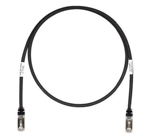 Патч-корд STP кат.6А 10Гбит 0,5м. черн./ Copper Patch Cord, Category 6A, Black S/