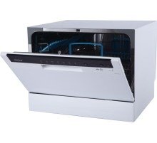 Посудомоечная машина Korting/ Отдельност.настольная, А+/А/А, электронное управление  LED индикаторы, 7 прогр., 6 компл., таймер отложенного старта 1-24 часов, защита от протечек, прграмма самоочистки, возможность подключения к горячей воде; Ур.шума 49 дБ;