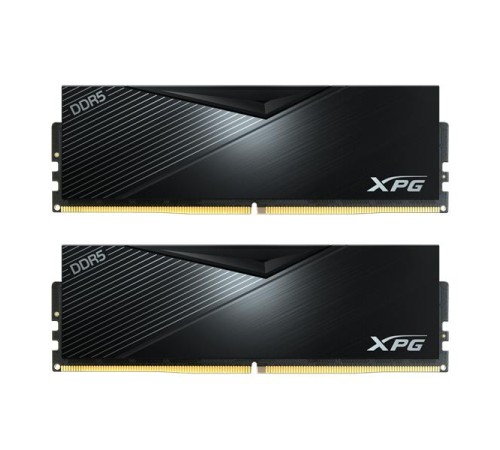 Оперативная память ADATA LANCER DDR5 DIMM 32GB 6400MHz 2*16GB 32-39-39 1.4V BLACK DUAL COLOR BOX