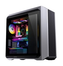 Корпус без блока питания/ Case JONSBO D500, Full-Tower, TG, 3x140mm ARGB, 2xUSB-A 3.2 + 1xUSB-C 3.2, E-ATX, ATX, mATX, mITX Silver