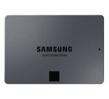 Твердотельные накопители/ Samsung SSD 870 QVO, 1000GB, 2.5" 7mm, SATA3, 4-bit MLC, R/W 560/530MB/s, IOPs 98 000/88 000, TBW 360, DWPD 0.33 (12 мес.)