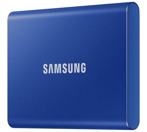 Внешние HDD и SSD/ Samsung External SSD T7, 1000GB, Type-C, USB 3.2 Gen2, R/W 1050/1000MB/s, 85x57x8mm, Indigo Blue (12 мес.) Внешние HDD и SSD/ Samsung External SSD T7, 1000GB, Type-C, USB 3.2 Gen2, R/W 1050/1000MB/s, 85x57x8mm, Indigo Blue (12 мес.)