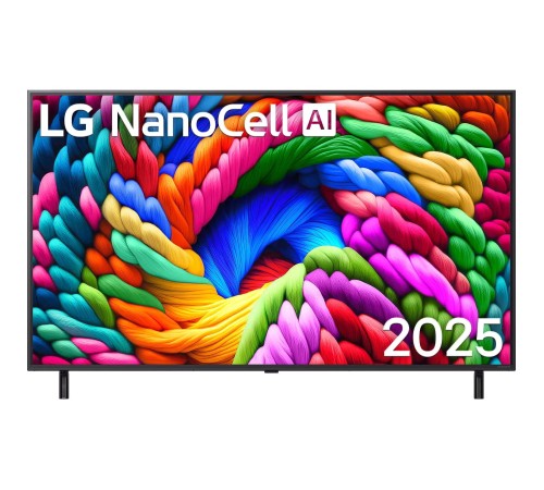 Телевизор ЖК 55'' LG/ 55", Ultra HD, Nano Color, Local Dimming, Smart TV, WebOS, Wi-Fi, DVB-T2/C/S2, MR, 60Hz Native, 2.0ch (20W), 2 HDMI, 2 USB, 2 Pole, Ashed Blue, 2025