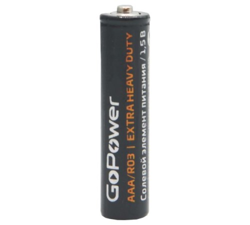 Батарейка AAA/ Батарейка GoPower R03 AAA Shrink 4 Heavy Duty 1.5V (4/60/1200) (4 шт.) Батарейка AAA/ Батарейка GoPower R03 AAA Shrink 4 Heavy Duty 1.5V (4/60/1200) (4 шт.)