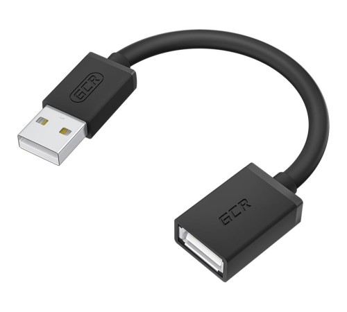 GCR Удлинитель 0.15m USB AM/AF, черный, GCR-UEC6M-BB2S-0.15m GCR Удлинитель 0.15m USB AM/AF, черный, GCR-UEC6M-BB2S-0.15m