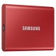 Твердотельный накопитель SSD Samsung T7 External 500Gb RED USB 3.2 (MU-PC500R/WW ) 1year