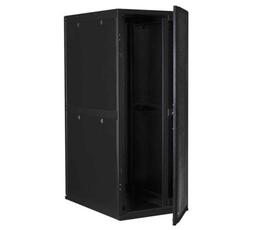 Серверный шкаф SMARTWATT Серверный шкаф Rack S-Series 42U 800x1200мм, двери с перфорацией, боковые панели 4шт и ролики в комплекте, черный (4512020620016)