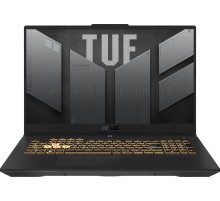Ноутбук/ ASUS TUF F17 FX707VI-HX106 17.3"(1920x1080 (матовый, 144Hz) IPS)/Intel Core i7 13620H(2.4Ghz)/16384Mb/1024PCISSDGb/noDVD/Ext:nVidia GeForce RTX4070(8192Mb)/Cam/BT/WiFi/90WHr/war 1y/2.6kg/Mecha Gray/DOS