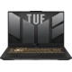 Ноутбук/ ASUS TUF F17 FX707VI-HX106 17.3"(1920x1080 (матовый, 144Hz) IPS)/Intel Core i7 13620H(2.4Ghz)/16384Mb/1024PCISSDGb/noDVD/Ext:nVidia GeForce RTX4070(8192Mb)/Cam/BT/WiFi/90WHr/war 1y/2.6kg/Mecha Gray/DOS