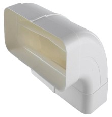 Дополнительная принадлежность ELICA/ Вертикальный изгиб Elica KIT0121005 90° 227х94 мм для монтажного комплекта установки варочной панели со встроенной вытяжкой Nikolatesla