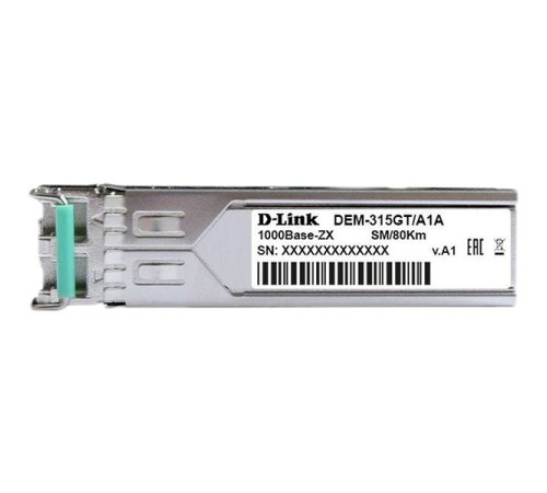 Трансивер/ 315GT,315GT/A1A SFP Transceiver, 1000Base-ZX, Duplex LC, 1550nm, Single-mode, 80KM Трансивер/ 315GT,315GT/A1A SFP Transceiver, 1000Base-ZX, Duplex LC, 1550nm, Single-mode, 80KM