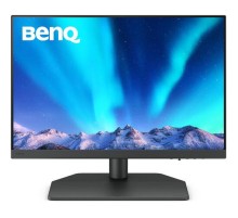 Мониторы/ Benq SW242Q 24.1'', 2560x1600, IPS,  60Hz, 1000:1, 400cd, 5ms, HDMI, DP; 2*USB 3.1, USB-C*90W, Height adj 140, Pivot, 100% sRGB, Flicker-free;Low Blue Light, Calibration Report, Shading Hood, 3Y, Grey