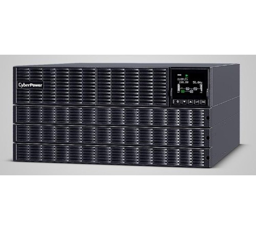 Источник бесперебойного питания CyberPower OLS10KERT5U Online 10000VA/10000W USB/RS-232/Dry/EPO/SNMP/CloudCard/(4 IEC С13, 4 IEC C19, terminal block)/bat.detect./МВ NEW